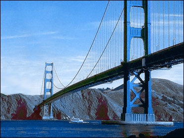 Azure Gate Bridge by Day